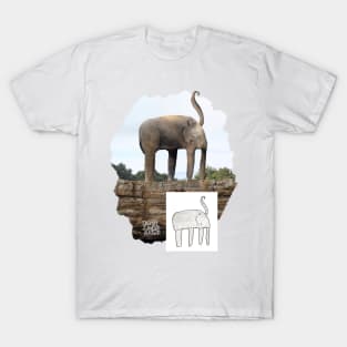 Happy Elephant / Splat Design T-Shirt